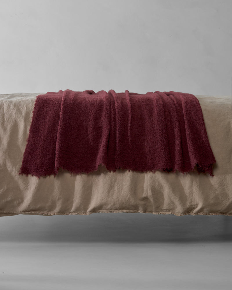 Society Limonta Ted Throw alpaca bed linens