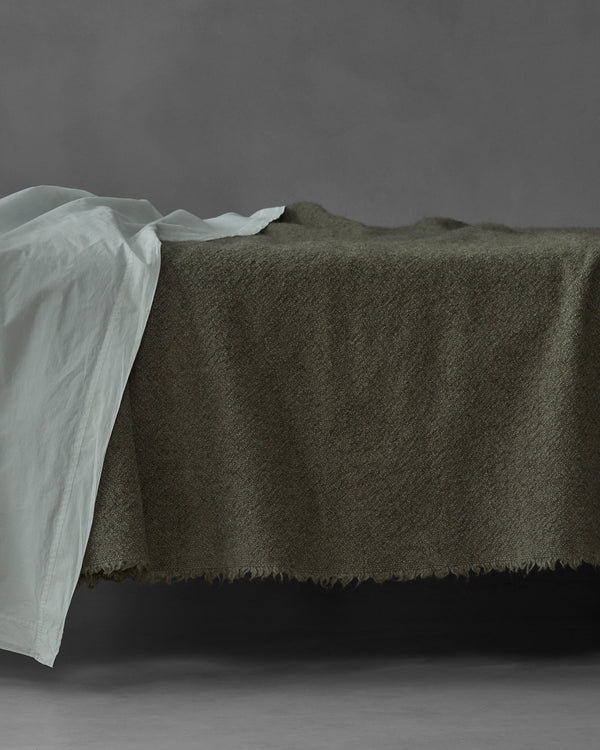 Society Limonta Des Blanket wool bed linens