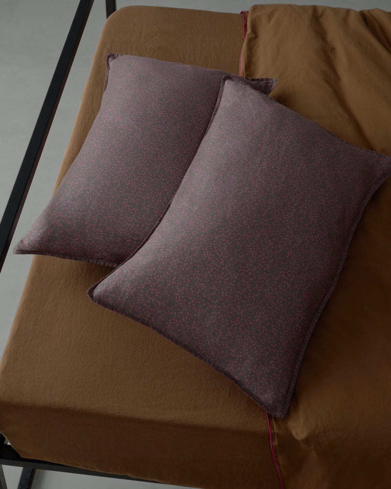 Society Limonta Nap Rain Pillow Cases Set ramie bed linens