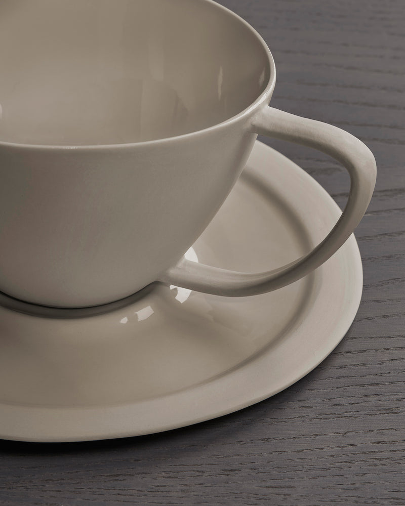 Society Limonta Onda Tea Cup And Dish limoges porcelain table linens